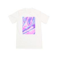 PURPLE HOLOGRAPHIC TEE - Thumbnail 1