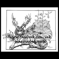 Forest Guardian Coloring Poster