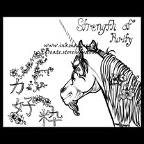 Strength of Purity Coloring Poster