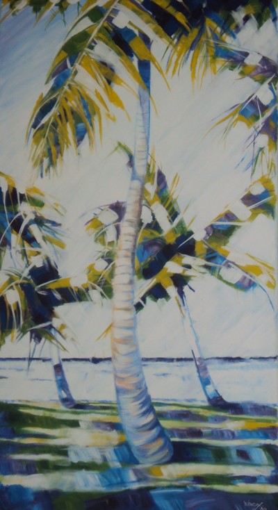 Palm trees by wendy