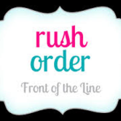 Extra cost of rush order, get goods within 15-20 days