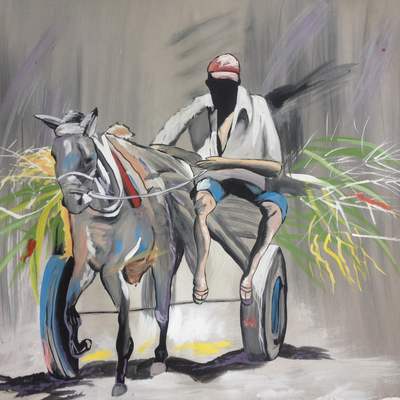 Hauling hay by wendy