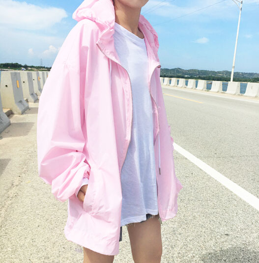 BABY PINK WINDBREAKER