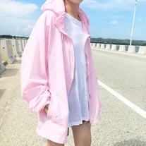 BABY PINK WINDBREAKER