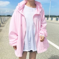 BABY PINK WINDBREAKER - Thumbnail 1