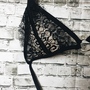 Be Back In the Morning Black Lace Bralette Bikini Set-2