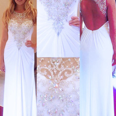  elegant prom dresses,crystals prom dresses,open back prom dresses,chiffon prom dresses,long prom dresses - thumbnail 1 elegant prom dresses,pd390096 - Thumbnail 5