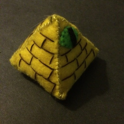 'the all seeing eye' custom catnip toy!
