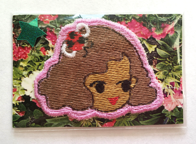 Lady Buggy Iron-on Patch