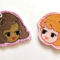 Lady Buggy Iron-on Patch - Thumbnail 1