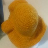 Crochet Wide Brimmed Hat  - Thumbnail 1