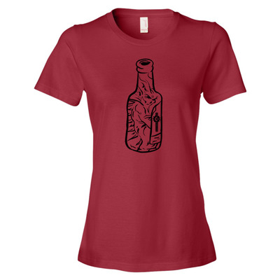 Demon bottle women's short sleeve t-shirt