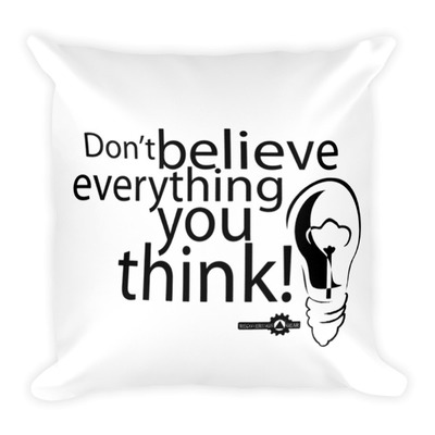 Don't Believe Everything Pillow