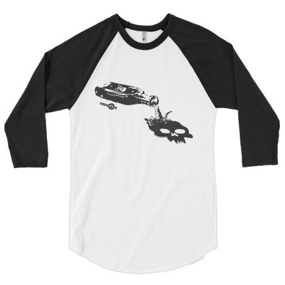 Death Bottle 3/4 sleeve raglan shirt