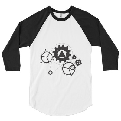 How It Works 3/4 sleeve raglan shirt