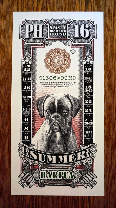 Phish HARPUA '16 Summer Tour (Artist Proof Edition)
