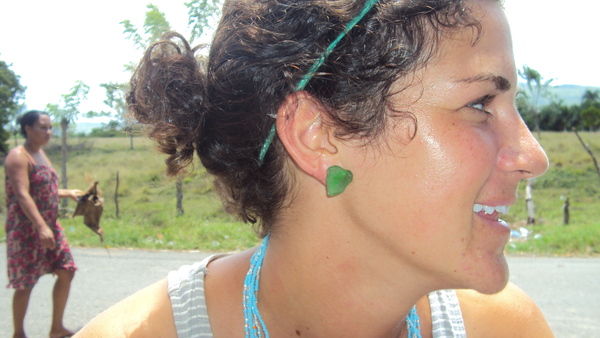 Sea Glass Simple Earrings