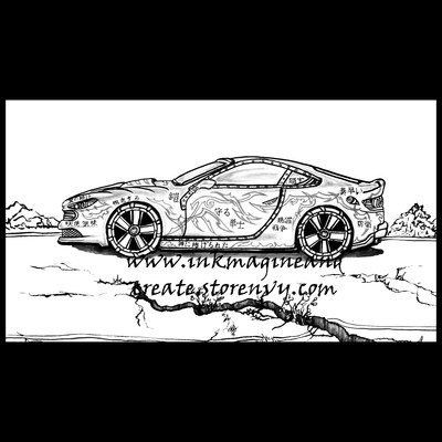 Turbo Magic Coloring Poster