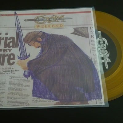 Crom/agoraphobic nosebleed 7" record