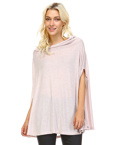 Classic Blush Poncho