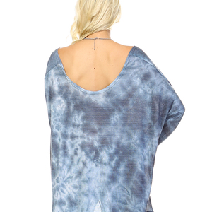 Tie Dye Drape Top - Thumbnail 1