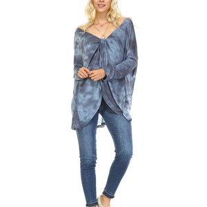 Tie Dye Drape Top - Thumbnail 2