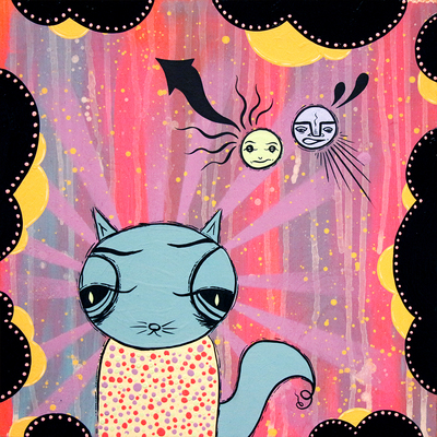 Original painting - dream kitty