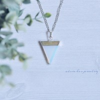 opal triangle pendant - Thumbnail 2