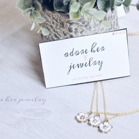 delicate flower necklaces - Thumbnail 3