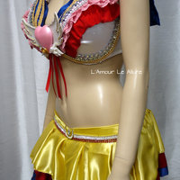 Eternal Sailor Moon Cosplay Dance Costume Rave Bra Rave Wear Halloween Burlesque Show Girl - Thumbnail 2