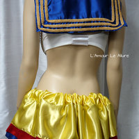 Eternal Sailor Moon Cosplay Dance Costume Rave Bra Rave Wear Halloween Burlesque Show Girl - Thumbnail 1