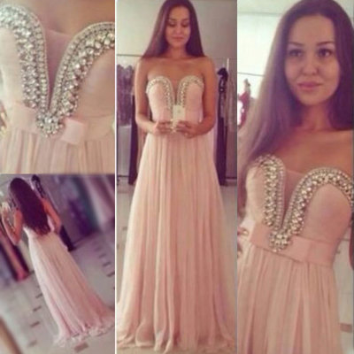 Charming prom dresses,chiffon prom dresses,a-line prom dresses,strapless prom dresses,crystal prom dresses,pd3900115 - Thumbnail 4