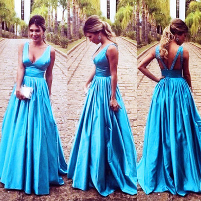 Elegant high quality prom dresses,v-neck prom dresses,satin prom dresses,backless prom dresses,pd3900121