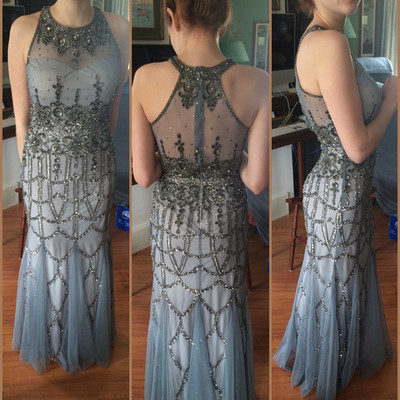 Gorgeous prom dresses,o-neck prom dresses,pretty prom dresses,sequined prom dresses,tulle prom dresses,pd3900138 - Thumbnail 3