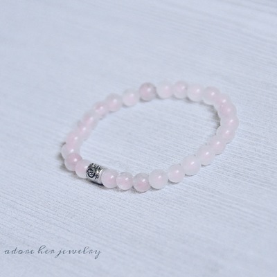 Rose quartz balance bracelet