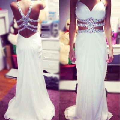 Largos high quality prom dresses,chiffon prom dresses,beading prom dresses,sexy backless prom dresses,pd3900145 - Thumbnail 2