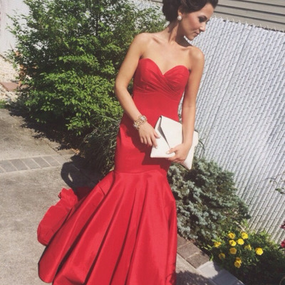 Gorgeous sexy prom dresses,mermaid prom dresses,satin prom dresses,sweetheart prom dresses,noble prom dresses,pd3900146 - Thumbnail 4