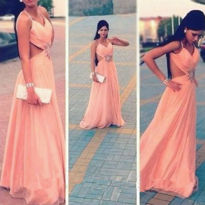 Classy High Quality Prom Dresses,A-Line Prom Dresses,Chiffon Prom Dresses,Sexy Backless Prom Dresses,Beading Prom Dresses,Long Prom Dresses,PD3900161
