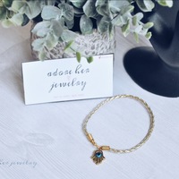 gold braided hamsa - Thumbnail 2
