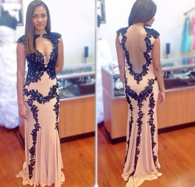 Gorgeous High Quality Prom Dresses,Satin Prom Dresses,Sexy Backless Prom Dresses,Appliques Prom Dresses,PD3900164