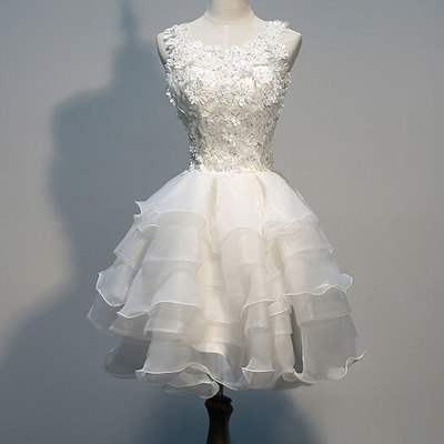 Elegant homecoming dresses,organza homecoming dresses,appliques homecoming dresses,layers homecoming dresses,noble homecoming dresses,pd3900175 - Thumbnail 3