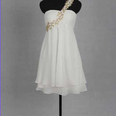 Charming cute homecoming dresses,one-shoulder homecoming dresses,chiffon homecoming dresses,brief homecoming dresses,pd3900180 - Thumbnail 4