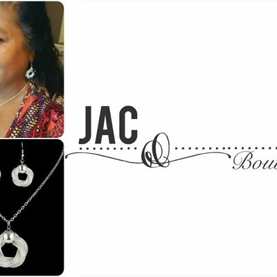 Silver mesh necklace set  - Thumbnail 3