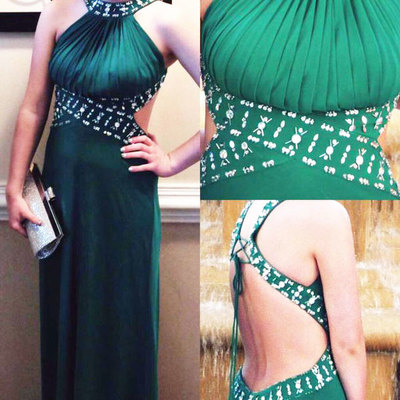 Gorgeous high quality prom dresses,halter prom dresses,chiffon prom dresses,a-line prom dresses,backless prom dresses,pd3900198 - Thumbnail 4