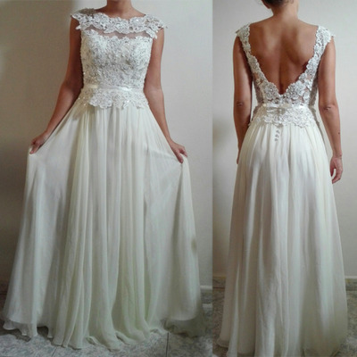 Sweetheart prom dresses,o-neck prom dresses,chiffon prom dresses,appliques prom dresses,backless prom dresses,pd3900207 - Thumbnail 4