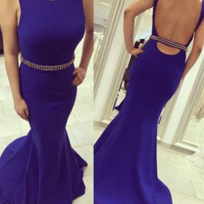 Charming mermaid prom dresses,satin prom dresses,backless prom dresses,noble prom dresses,pd3900219 - Thumbnail 2