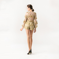 Feathered Playsuit - Thumbnail 1