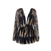 Feathered Playsuit - Thumbnail 3