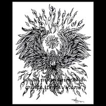 Phoenix Coloring Poster