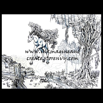 Cloudworld Coloring Poster